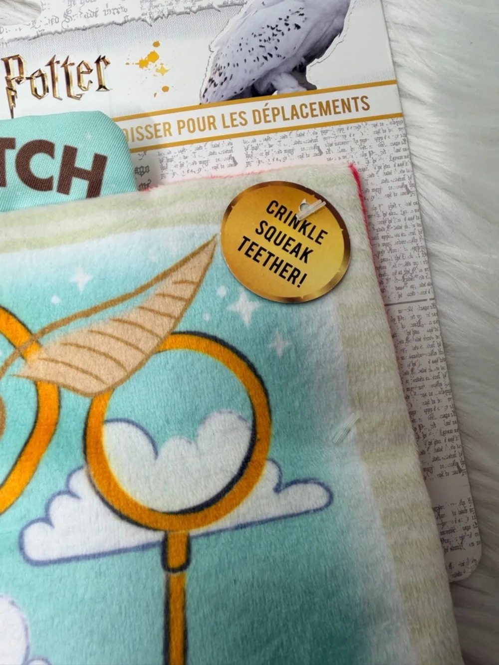 Harry Potter Quidditch Plush infant teething toy